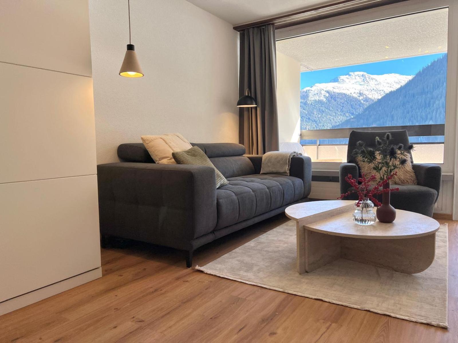 New Renovated Apartment In Center Of Davos Esterno foto