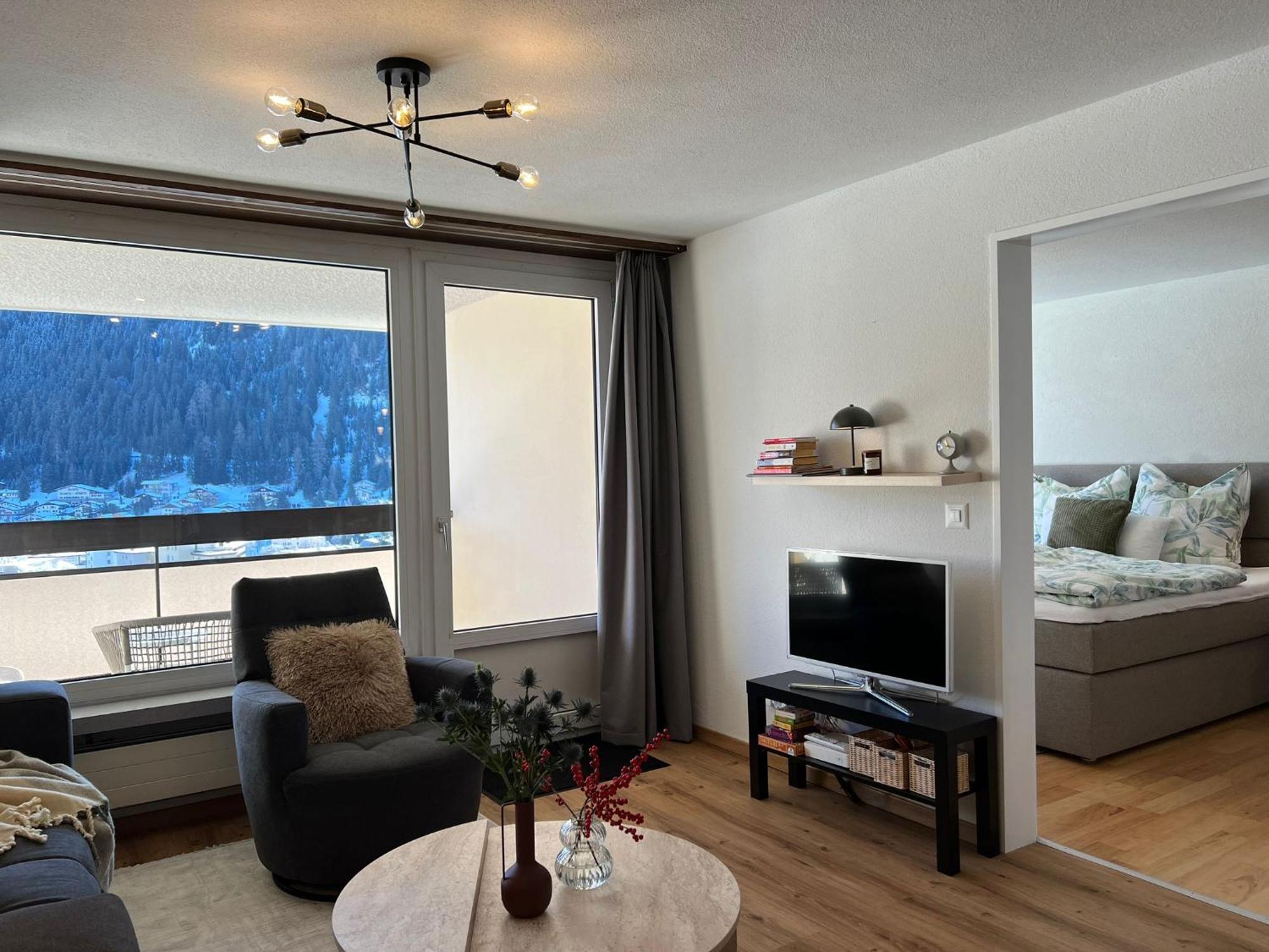 New Renovated Apartment In Center Of Davos Esterno foto